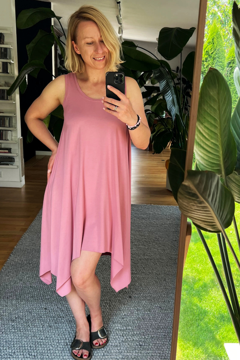 Sukienka AYLA lipstick pink -20%