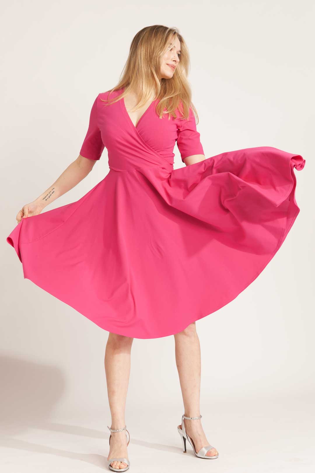 Sukienka OLIVET MIDI pink -30%