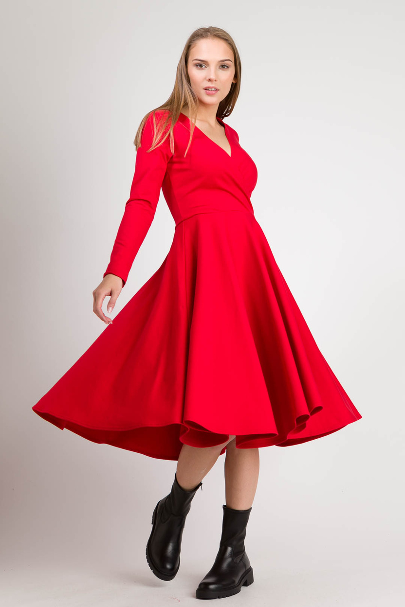 Sukienka PARIS MIDI red -40%