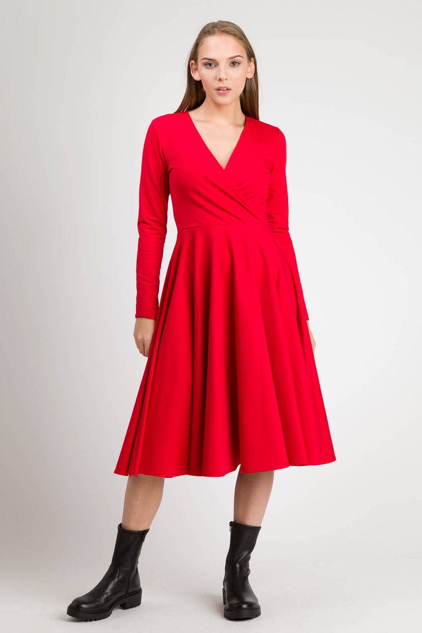 Sukienka PARIS MIDI red -40%