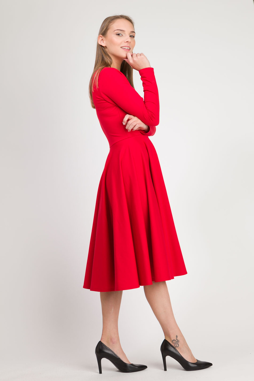 Sukienka PARIS MIDI red -40%