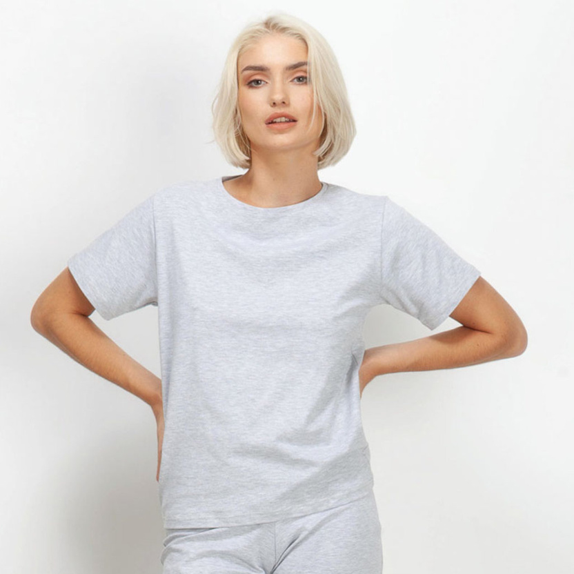 T-shirt Dia grey melange -30%